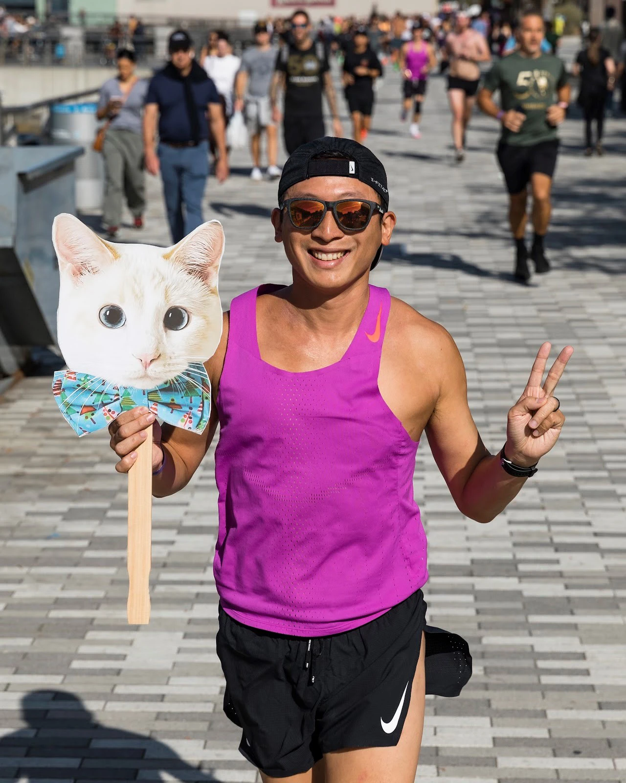 Image of Adopted Cat Reignites Adopter’s Passion for Running