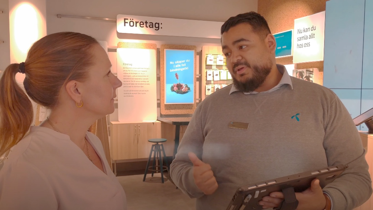 Telenor in-store demo