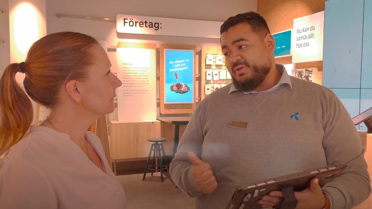 Telenor in-store demo