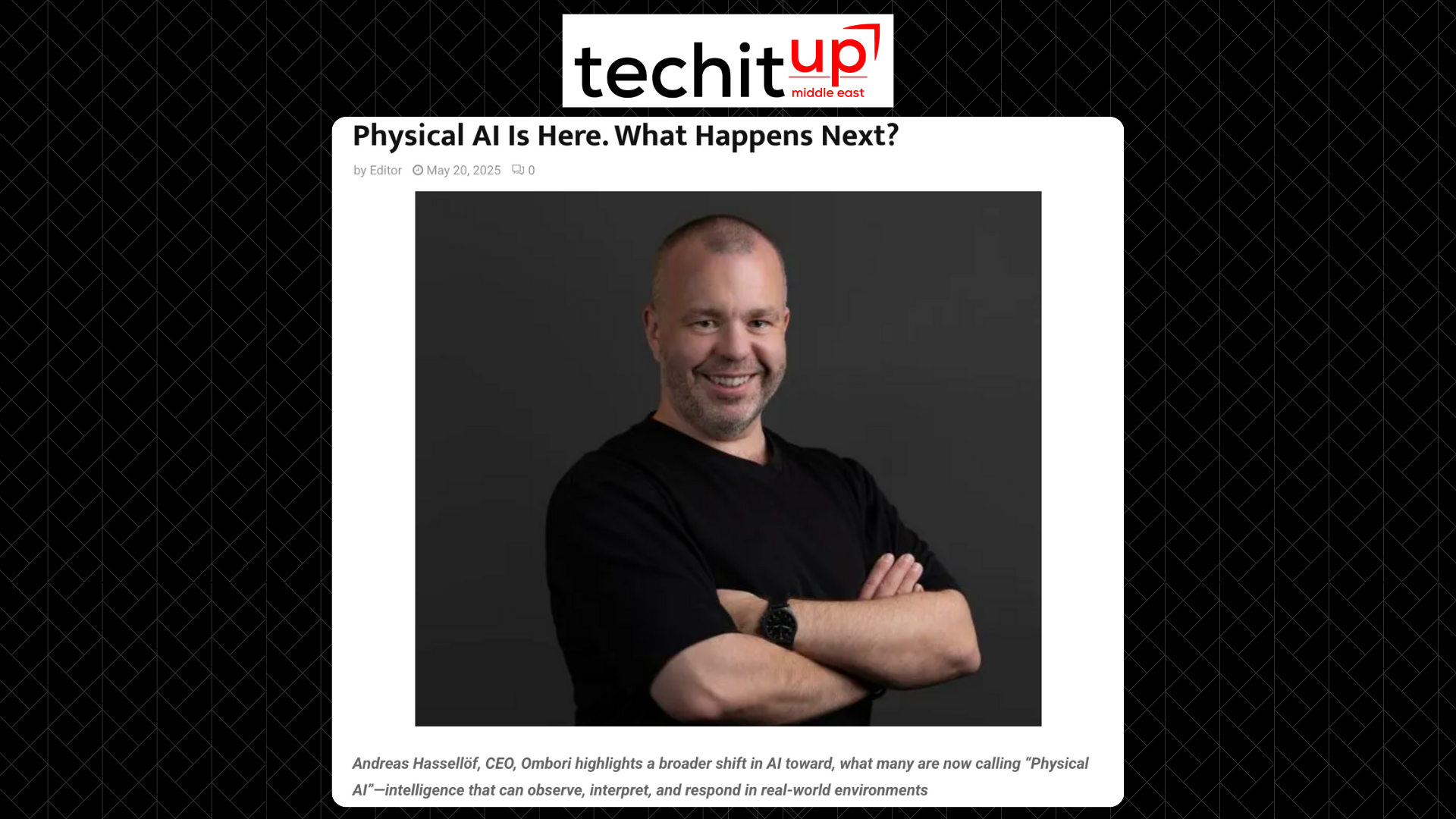 Physical AI Is Here. What Happens Next?