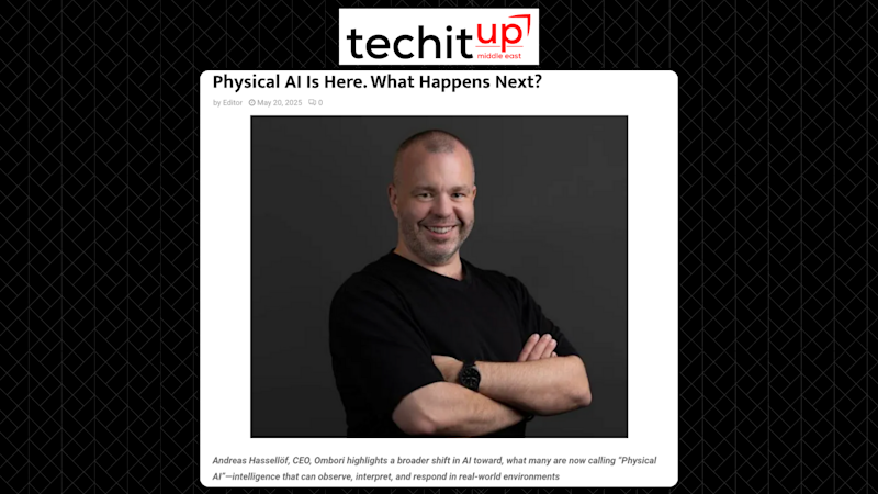 Physical AI Is Here. What Happens Next?