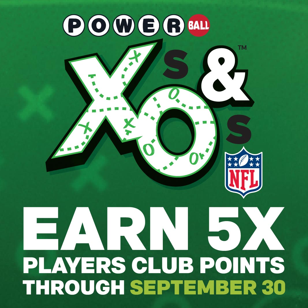 Powerball Xs & Os - Earn 5x Players Club Points