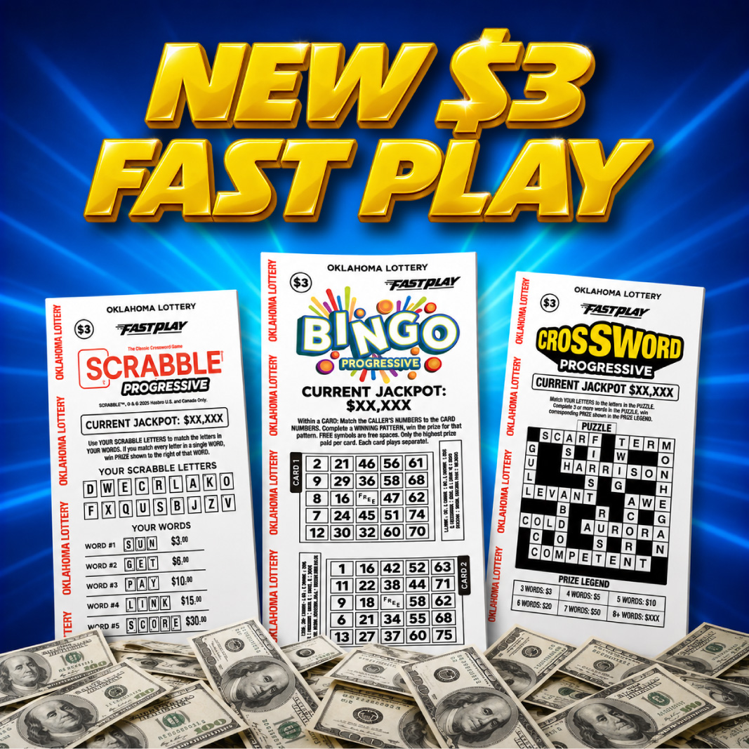 New $3 Fast Play Games!