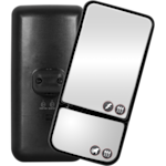 Black ABS Body Electric Mirror Head