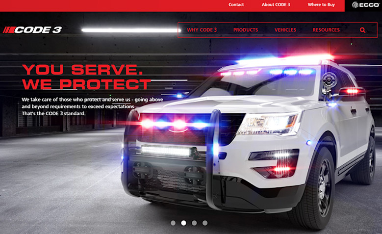 Code 3® Introduces Redesigned Online Experience