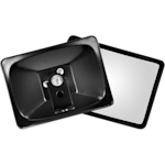 Rectangular Black Steel Spotter