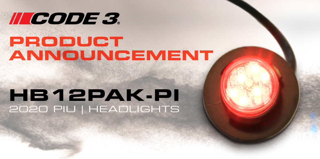 Code 3's New HB12PAK-PI: Twist-Lock Warning Light for PIUs - Code 3