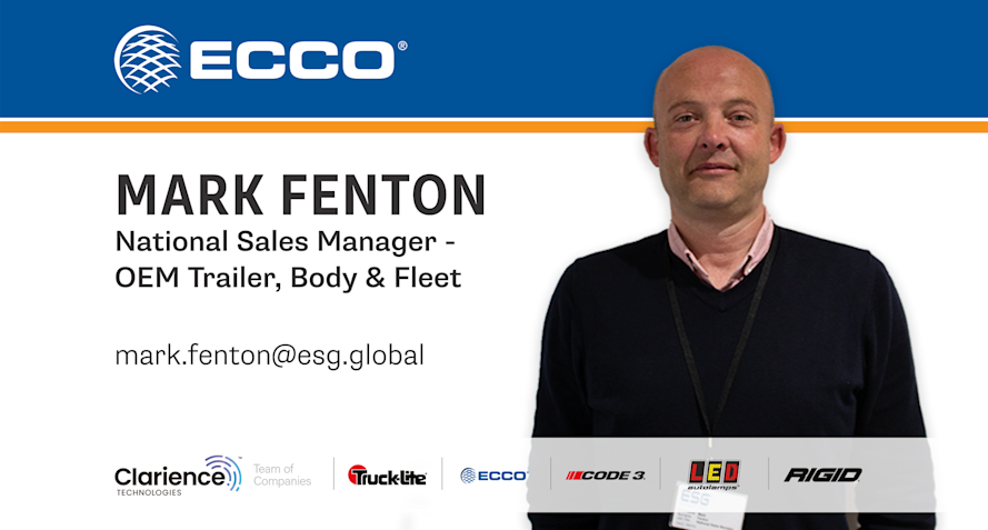 ECCO Safety Group Appoints Mark Fenton to the Position of National Sales Manager