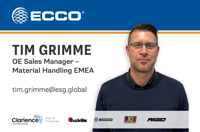 Introducing Tim Grimme - OE Sales Manager – Material Handling EMEA