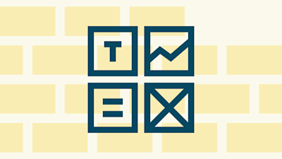 This image shows a wall and various pictograms that represent the content of email templates. It serves to visualize the article "Supercharge Your AWS SES Campaigns: The Quest for an Email Template Builder in 2024"