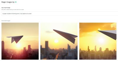 This image shows how images can be generated in the template editor of Semplates using AI integration.