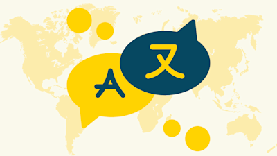 This hero image illustrates that different languages are spoken around the world. It serves as the cover image for the article: Mastering Multilingual Email Communication with AWS SES and Semplates