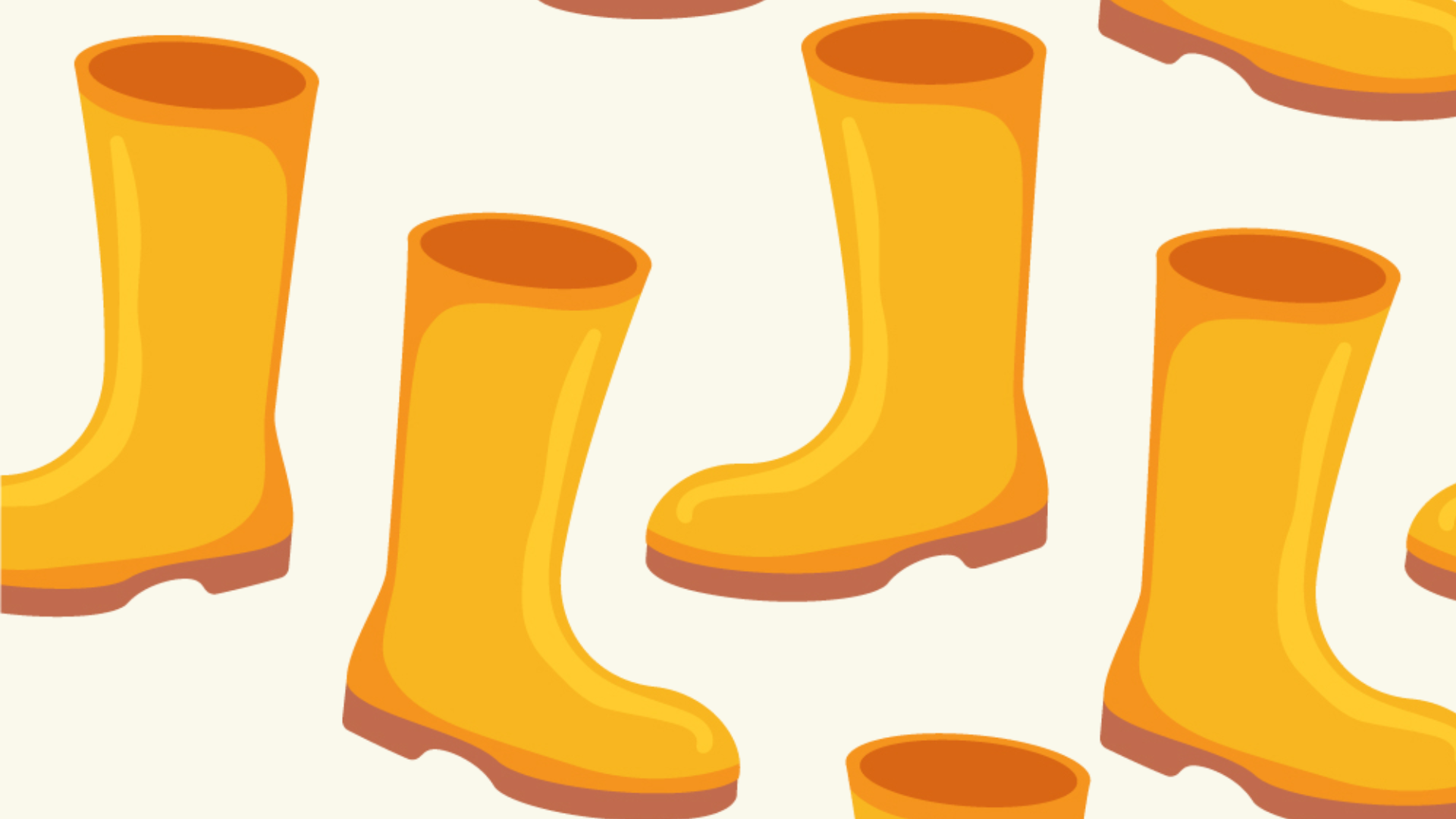 This image shows a pattern made of boots. It is used to illustrate the article ‘Mastering Email Footers: Best Practices for Transactional Emails’ on the Semplates blog.