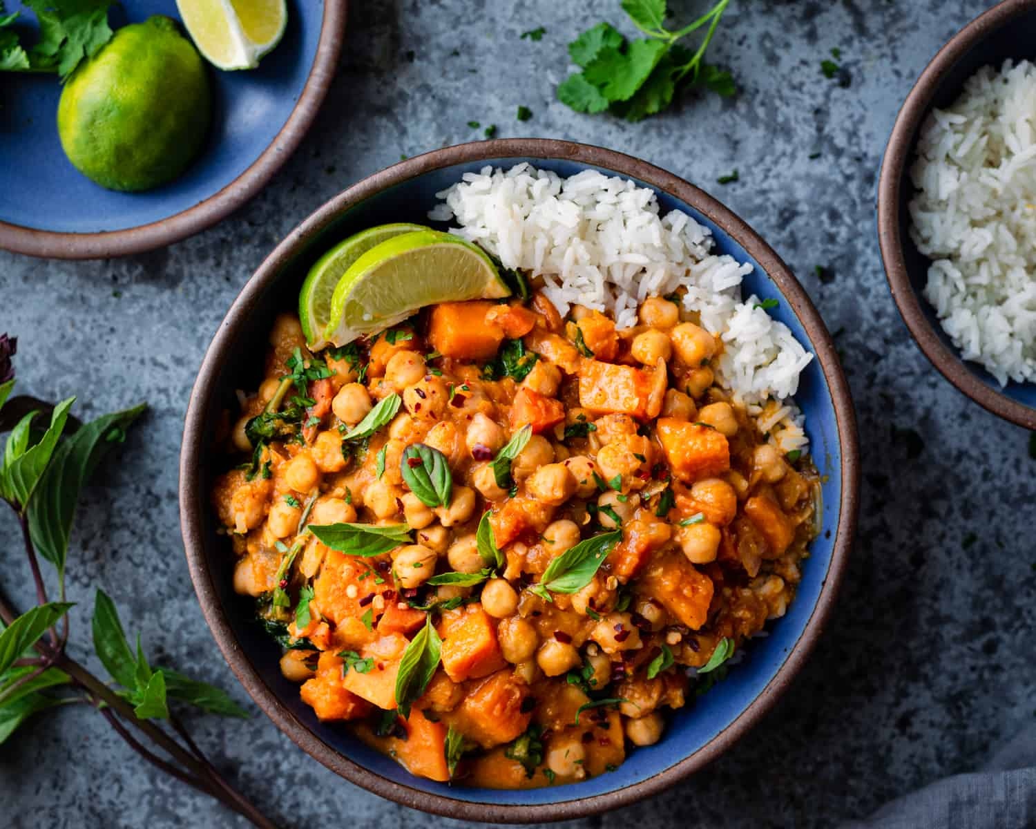 Thai-Inspired Butternut Squash Curry with Chickpeas
