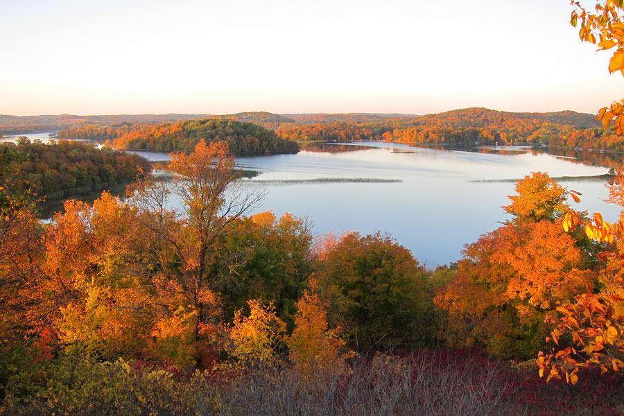 Maplewood State Park in Minnesota during fall