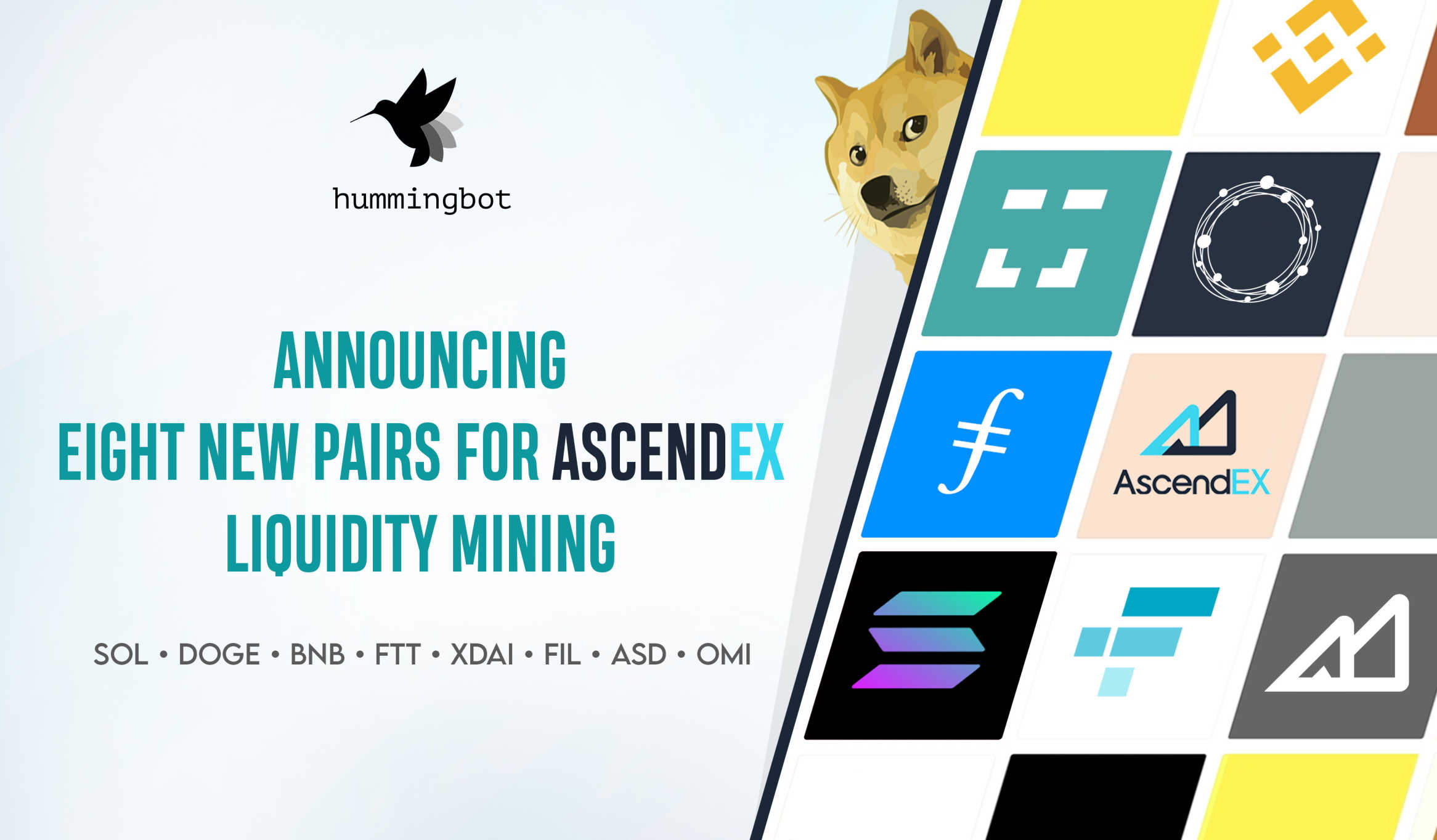 Announcing eight new pairs for AscendEX liquidity mining ...