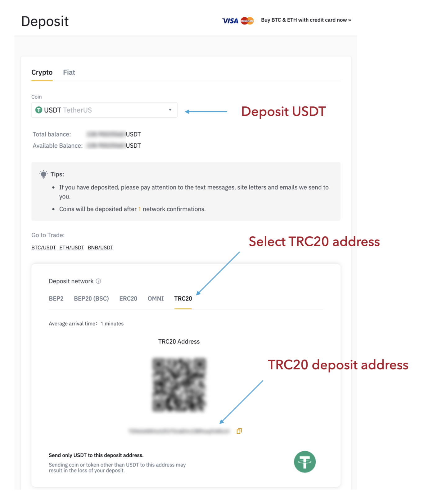 New feature: enabling USDT-TRON for USD-based payments ...