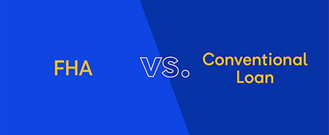 FHA vs. Conventional Home Loan comparison.