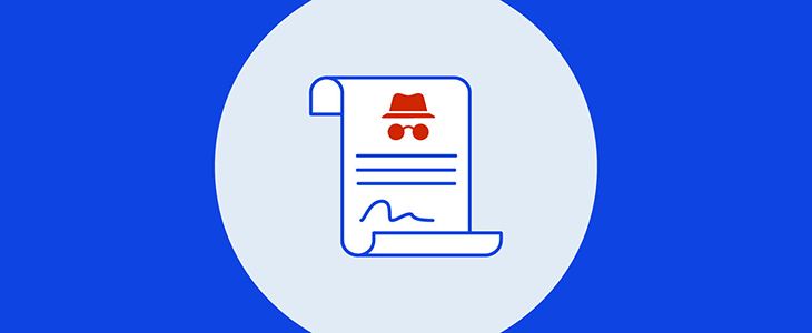 Paper with hat and glasses