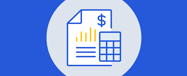 Page icon with calculator