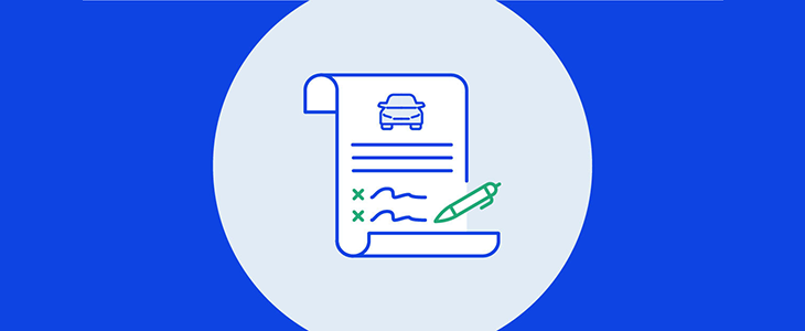 Auto loan document highlighting cosigner consideration.