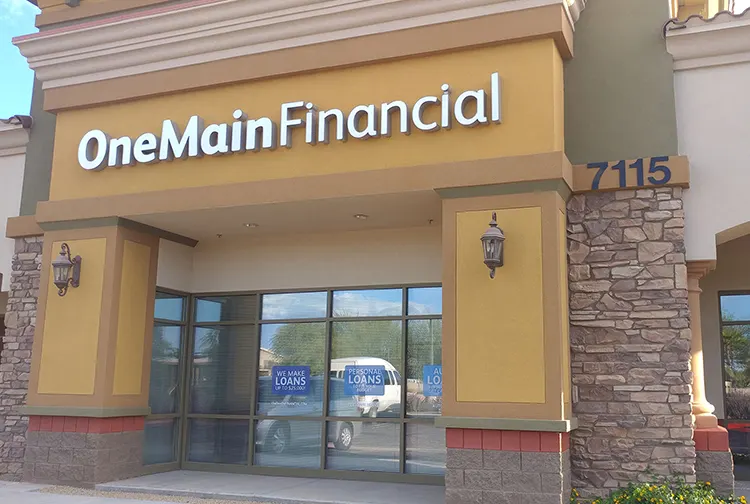 Exterior Of The Mesa OneMain Financial Branch In Arizona