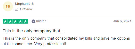 Trustpilot review: OneMain Financial - 5 stars by Stephanie B