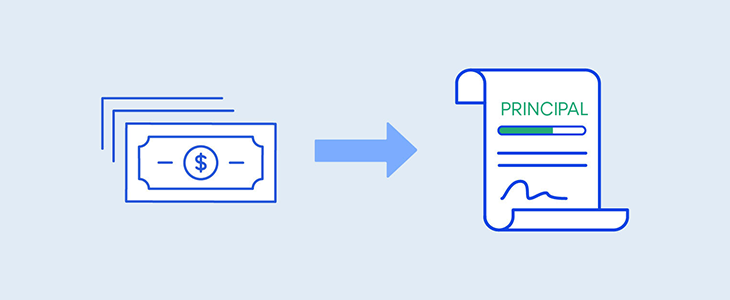 A quick overview of how principal payments work in loan repayment.