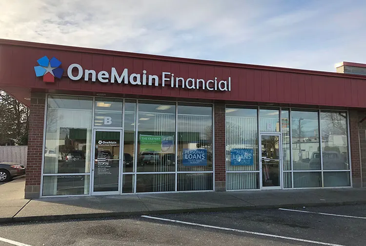Exterior Of The Puyallup OneMain Financial Branch In Washington
