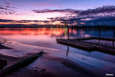 Twilight Reflections on the Fraser