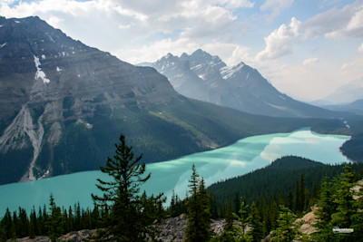 Peyto Lake's Turquoise Waters