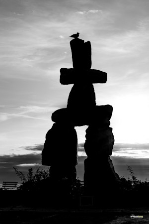 Inukshuk at Dusk