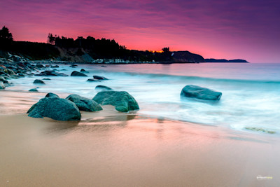 Dawn's Tranquil Embrace on the Cape Breton Coast