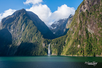 Milford Sound's Majestic Waterfall