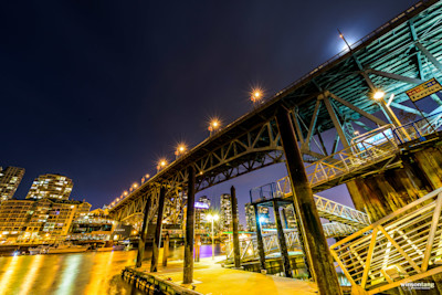 Under the Granville Bridge