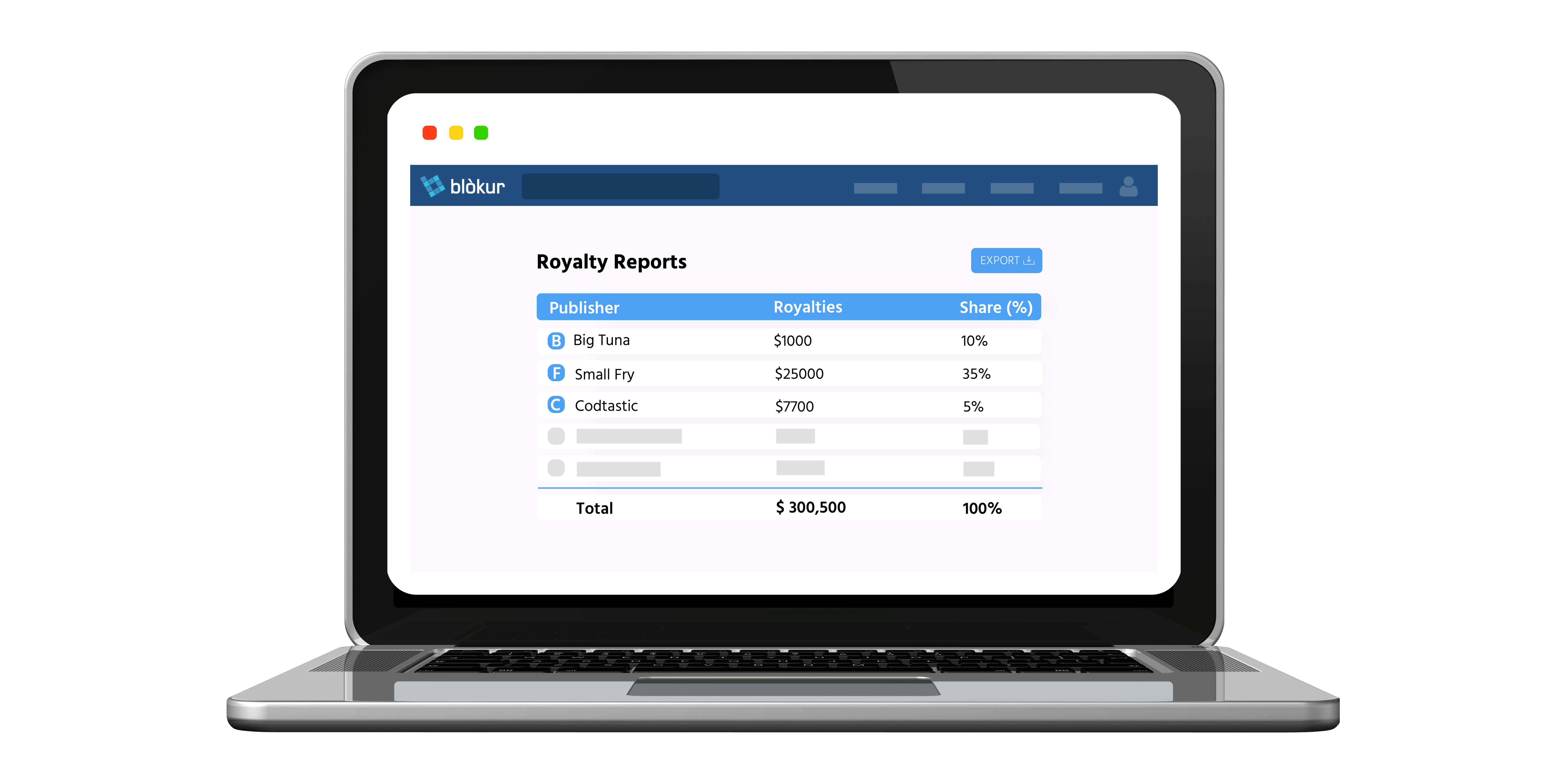 Royalty report step 5
