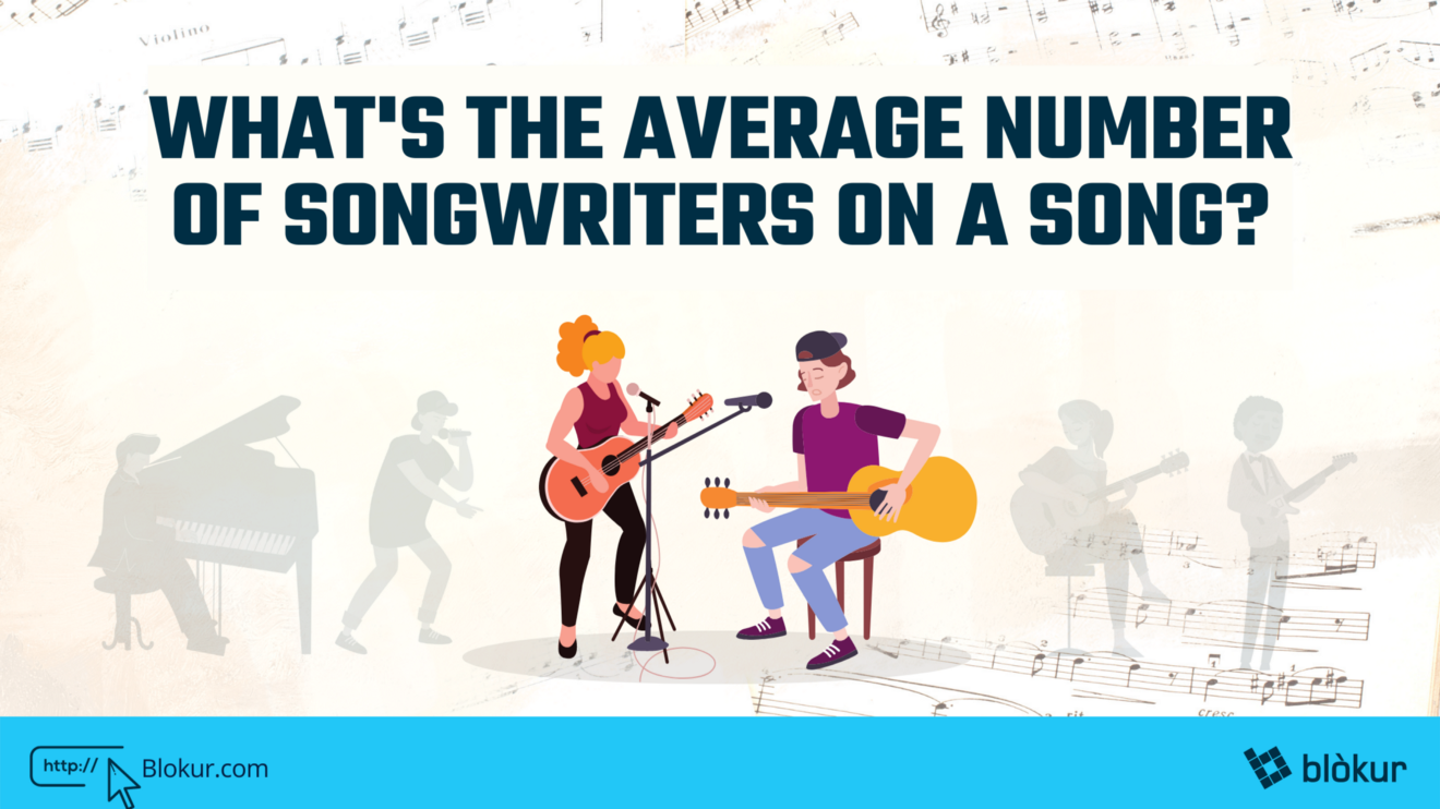 What was the average number of songwriters on a song in 2021?