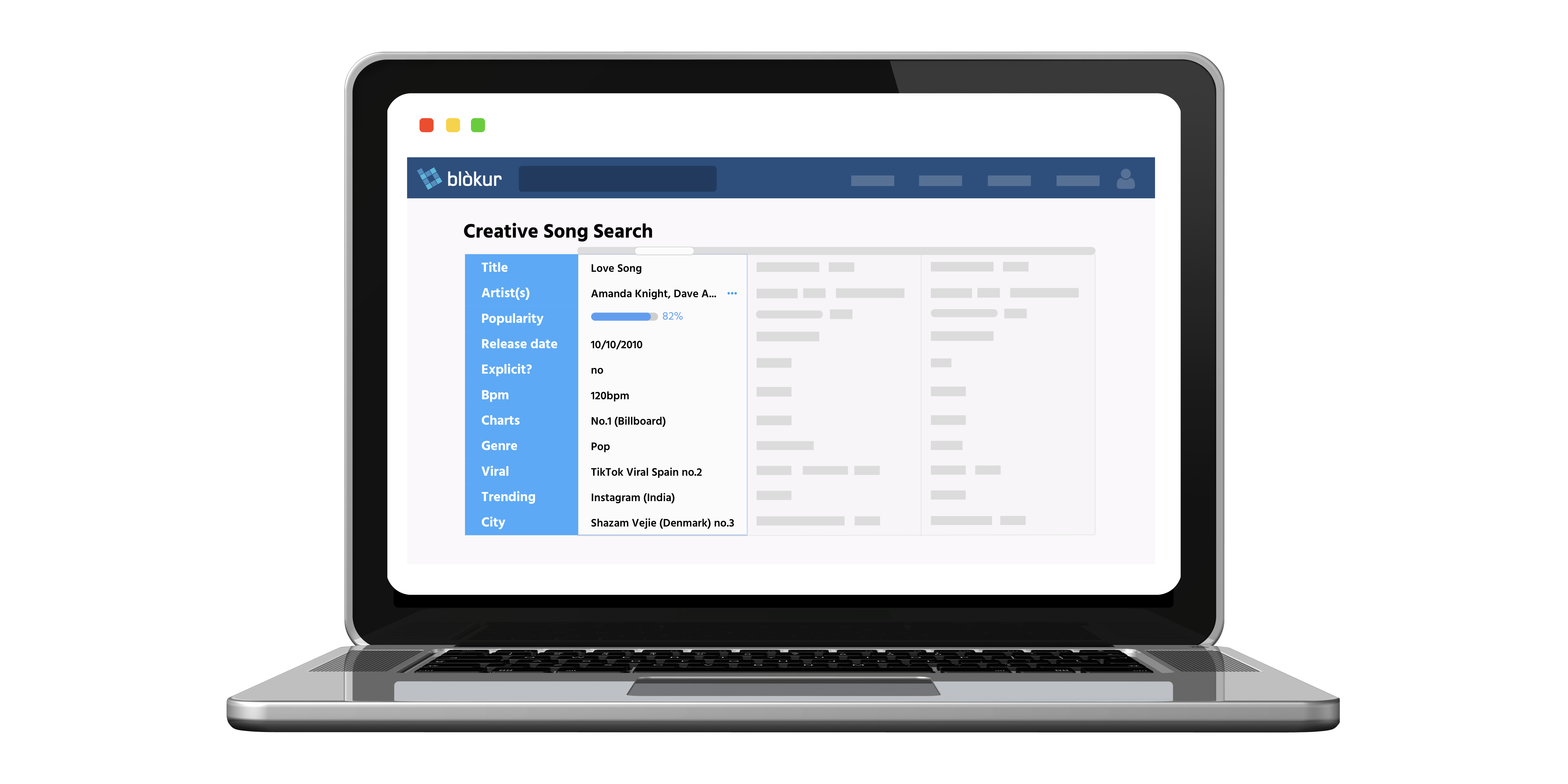 Creative song search step 4