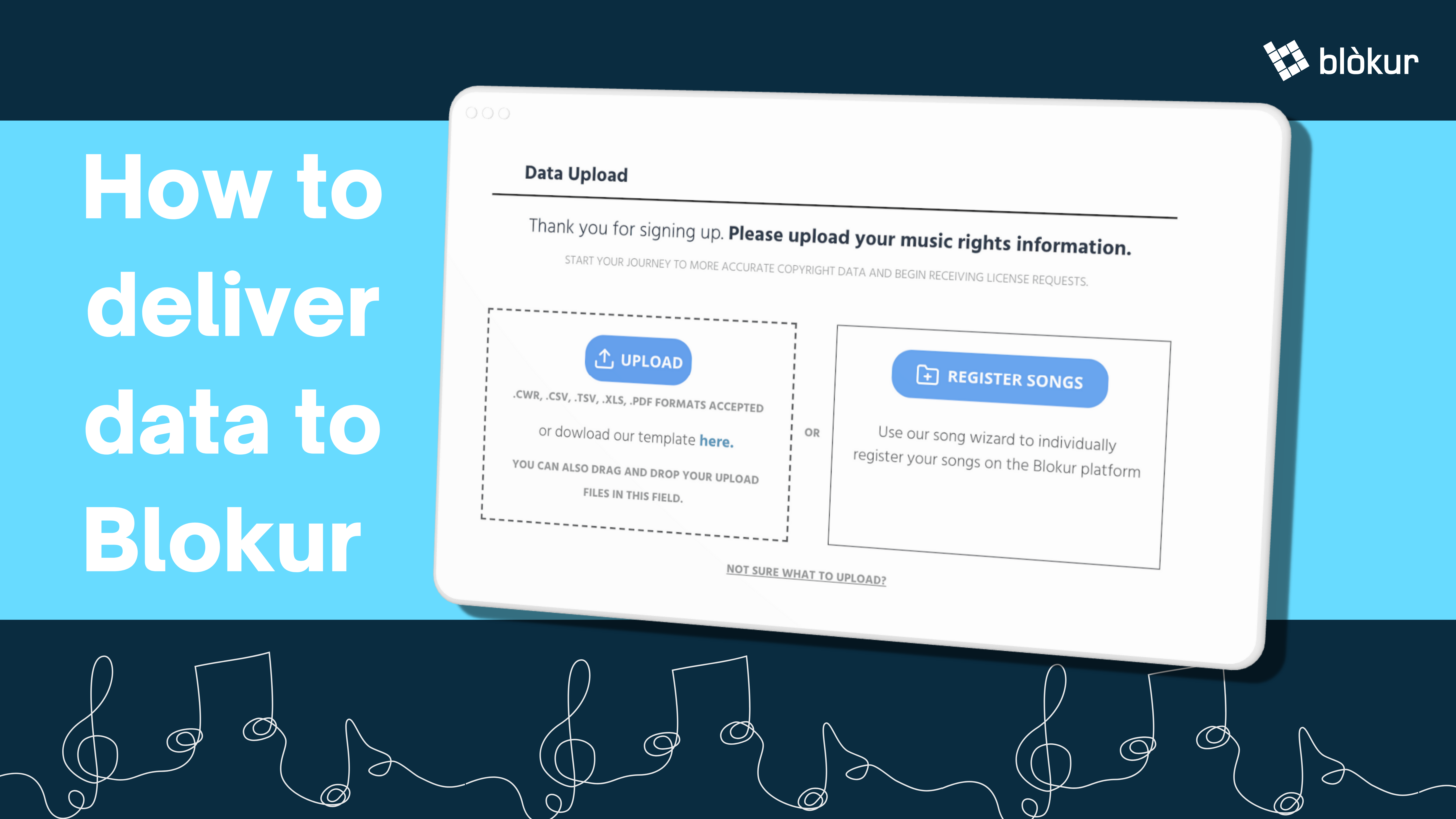 How to deliver data to Blokur - Blòkur