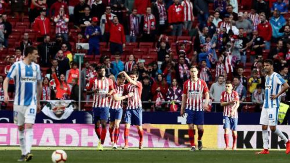Zuinige zege Atlético op Leganés