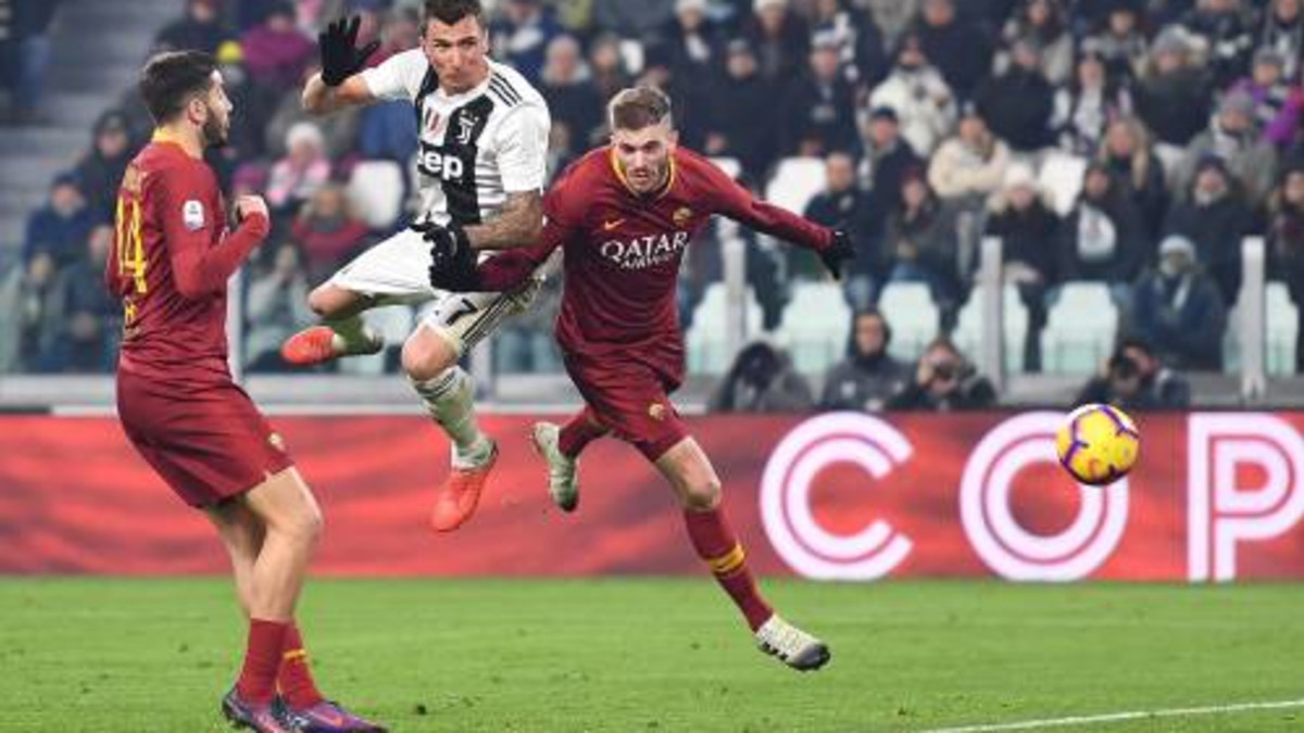 Juventus wint weer met 1-0 van AS Roma