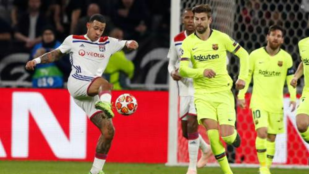 Lyon houdt slordig Barcelona in bedwang