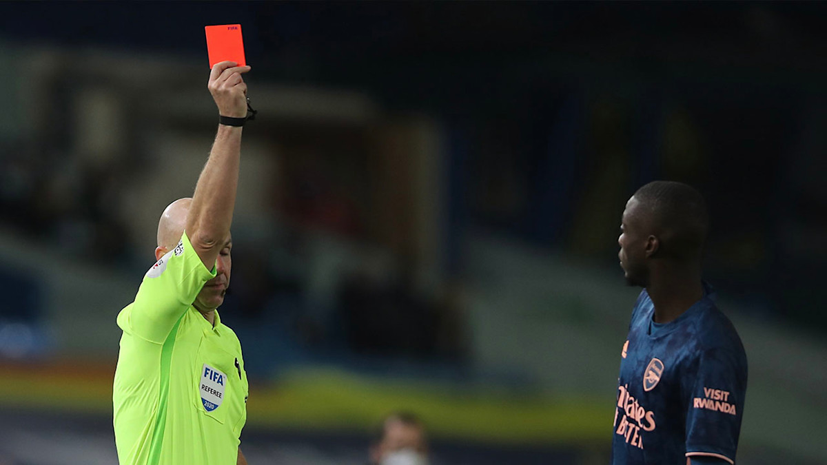 Arsenalaanvaller Pépé zegt sorry voor rode kaart Vandaag Inside