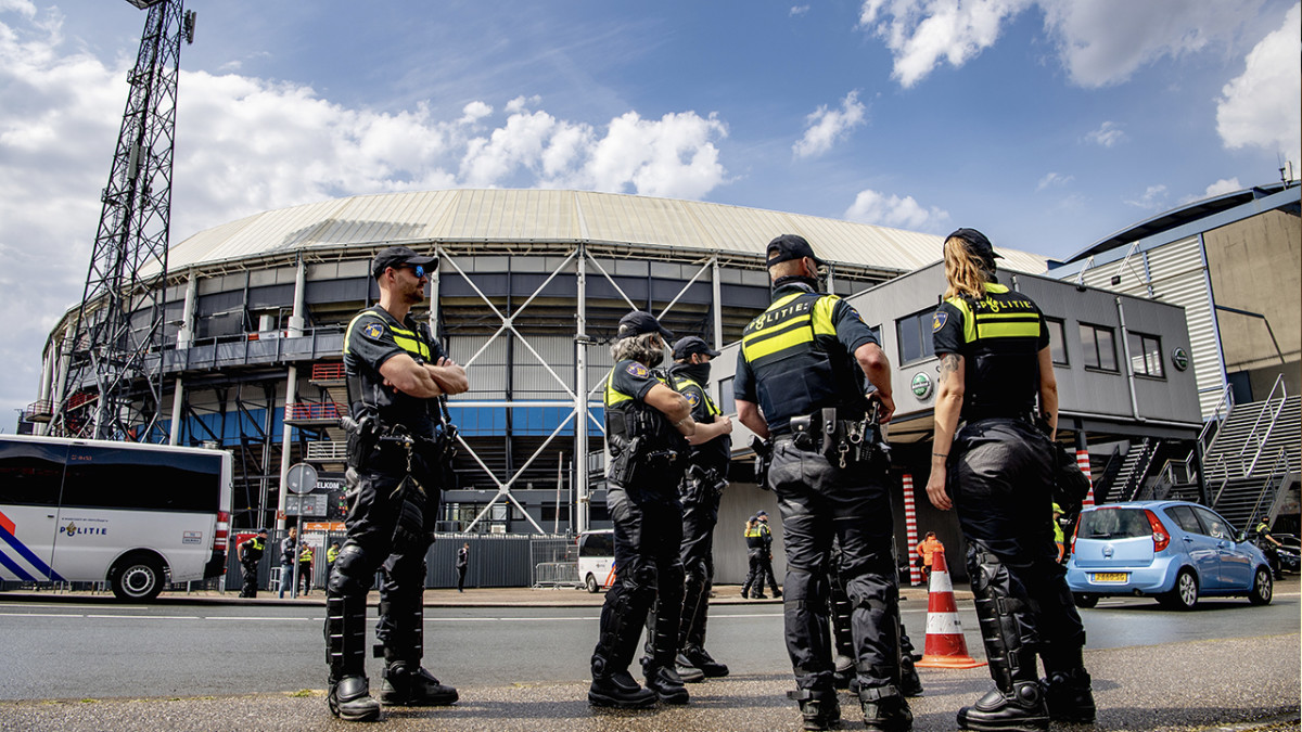 Politie Eredivisie ME Feyenoord ANP