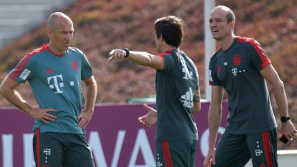 Hardnekkige blessure frustreert Robben