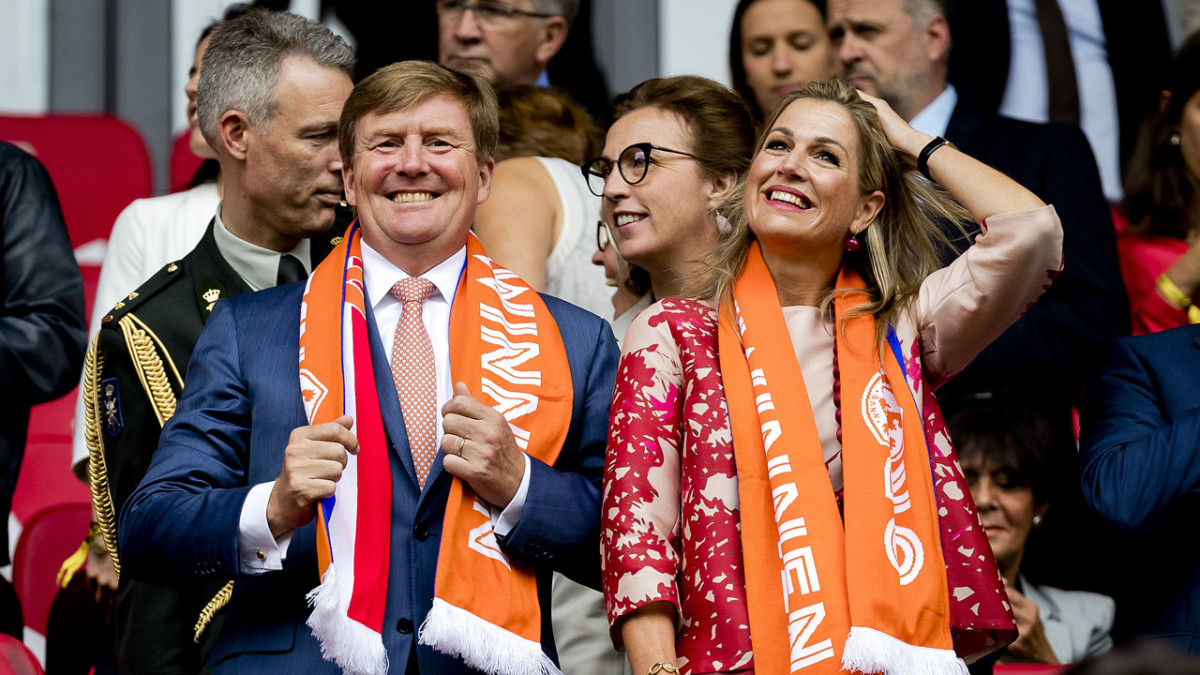 Koning Willem Alexander en Maxima Oranje ANP
