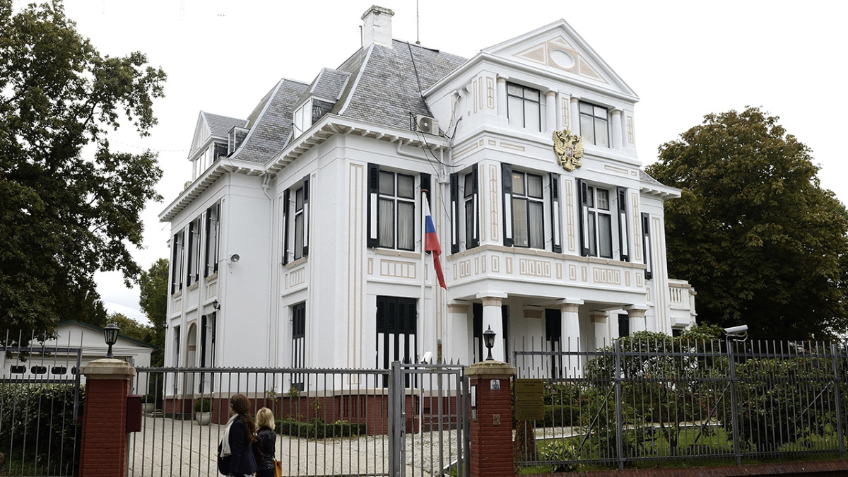Russische ambassade aan de Scheveningseweg in Den HaagANP