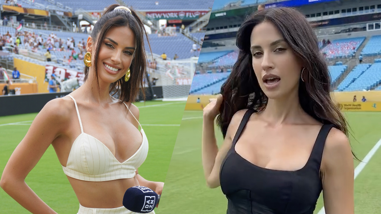 Zien: Italiaanse sportpresentatrice onder vuur om 'vulgaire' outfit: 'Daar  schort het in Italië soms aan' | Vandaag Inside