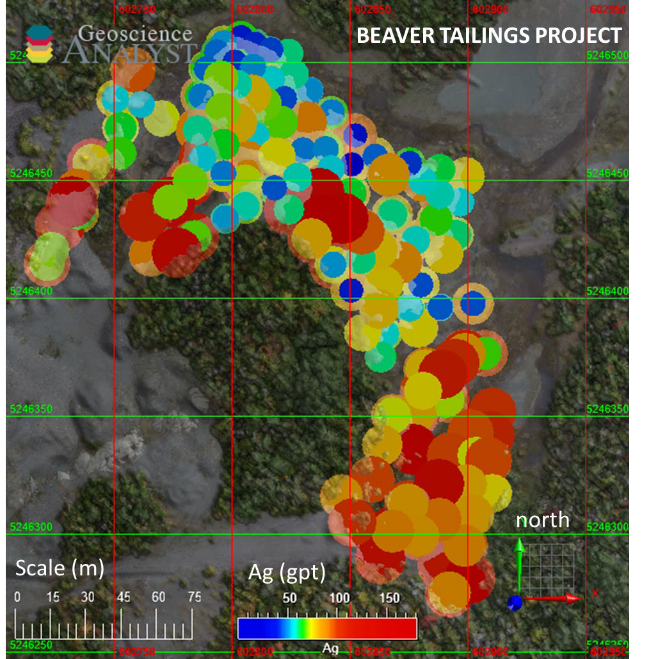 High-Grade Beaver Mine Tailings Drill Program Returns 79 g/T Silver