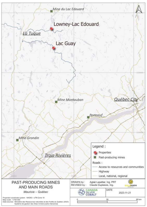 map lac guay